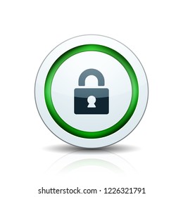 Lock Safety Sign illustration