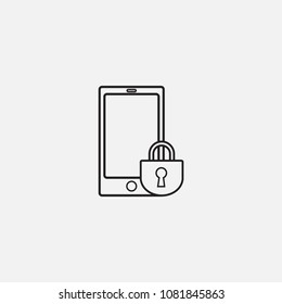 lock screen icon template design