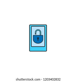 lock screen icon template design