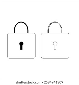 lock security concept vector illustration 