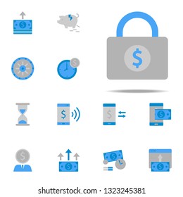 Lock, security, dollar, money icon. Finance & Money icons universal set for web and mobile