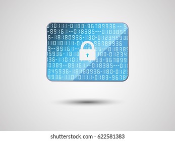 Lock security with figures on card