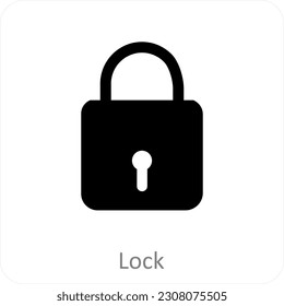 Lock and security icon concept