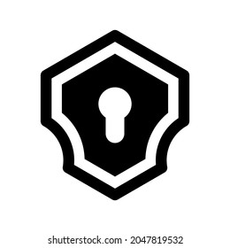 Lock security icon (vector illustration)