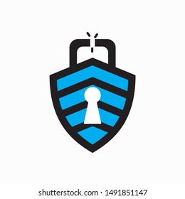 Lock Security Logo. Icon Padlock Vector
