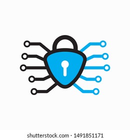 Lock Security Logo. Icon Padlock Vector