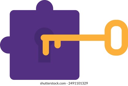 Lock Security Protection Icon Vector Flat Illustration