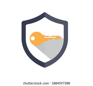 lock and security shield. Web security icon shield for your design.
