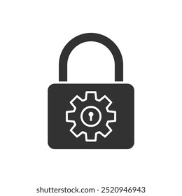 Lock Setting Icon Sign Symbol