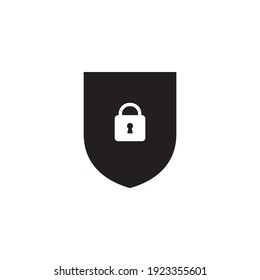 símbolo de símbolo de icono de protección de bloqueo vector