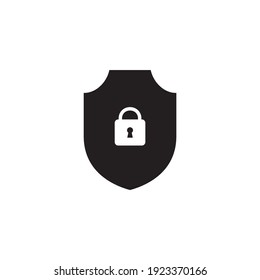 Lock Shield Icon Symbol Sign Vector