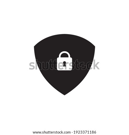 lock shield icon symbol sign vector