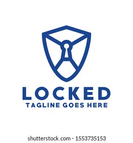 Lock Shield Logo Design Inspiration For Business And Company