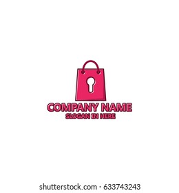 Lock Shop Logo Template Design