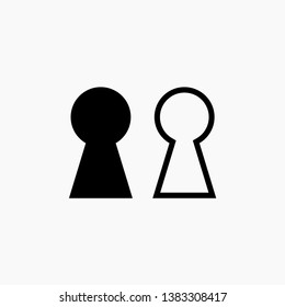 lock sign icon vector isolated