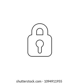 Lock Simple Icon