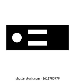 lock slider icon isolated sign symbol vector illustration - high quality black style vector icons
