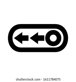 lock slider icon isolated sign symbol vector illustration - high quality black style vector icons
