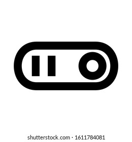 lock slider icon isolated sign symbol vector illustration - high quality black style vector icons
