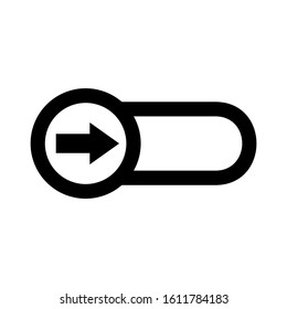 lock slider icon isolated sign symbol vector illustration - high quality black style vector icons
