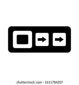 lock slider icon isolated sign symbol vector illustration - high quality black style vector icons
