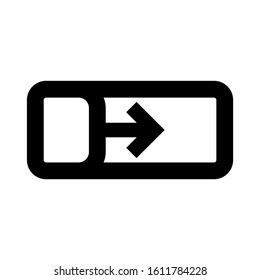 lock slider icon isolated sign symbol vector illustration - high quality black style vector icons
