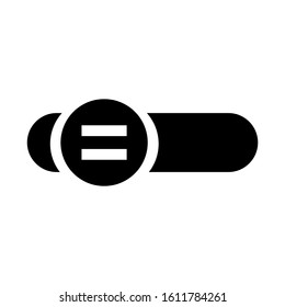 lock slider icon isolated sign symbol vector illustration - high quality black style vector icons
