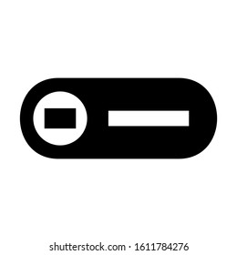 lock slider icon isolated sign symbol vector illustration - high quality black style vector icons
