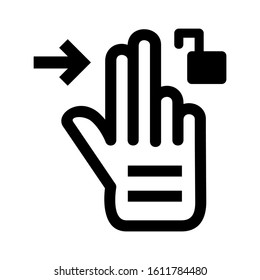 lock slider icon isolated sign symbol vector illustration - high quality black style vector icons
