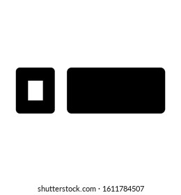 lock slider icon isolated sign symbol vector illustration - high quality black style vector icons
