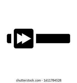 lock slider icon isolated sign symbol vector illustration - high quality black style vector icons
