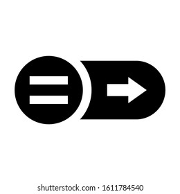 lock slider icon isolated sign symbol vector illustration - high quality black style vector icons
