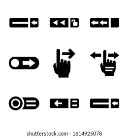 lock slider icon isolated sign symbol vector illustration - Collection of high quality black style vector icons
