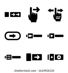 lock slider icon isolated sign symbol vector illustration - Collection of high quality black style vector icons
