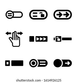 lock slider icon isolated sign symbol vector illustration - Collection of high quality black style vector icons
