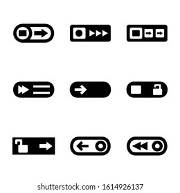 lock slider icon isolated sign symbol vector illustration - Collection of high quality black style vector icons
