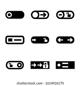 lock slider icon isolated sign symbol vector illustration - Collection of high quality black style vector icons
