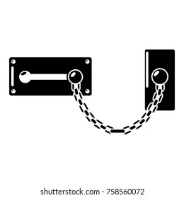 Lock snap icon. Simple illustration of lock snap vector icon for web