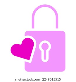 lock solid pink valentine illustration vector and logo new year icon perfect. Icon sign from modern collection for web. Nice design perfect.