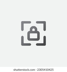 Lock special Icon Vector Editable Color