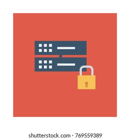 lock square flat 