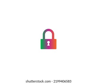 Lock Symbol logo vector design