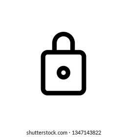 Lock ui icon simple and pixel perfect