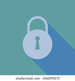 Lock, unlock color icon vector. Line security symbol. Trendy flat ui, ux sign design. Password concept. Thin linear graphic pictogram for web dev, mobile application. Logo illustration. Vector EPS 10.