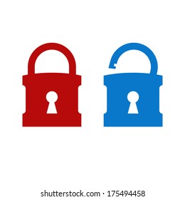 Lock unlock icon