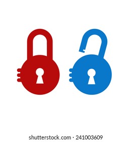 Lock unlock icon