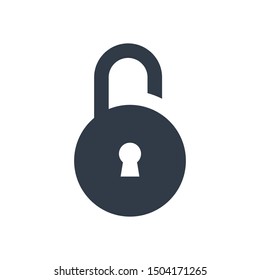 lock or unlock icon design vector 