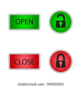 lock unlock icons