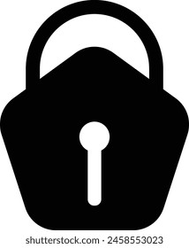 Lock and unlock logo icon