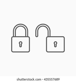 Lock Unlock, Padlock Icon